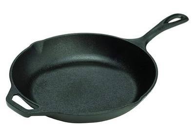 Lodge LCS3 Cast Iron Chef Skillet, 10-Inch