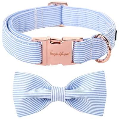 Unique Style Paws Pet Soft &Comfy Bowtie Dog Collar and Cat Collar Pet Gift for Dogs and Cats 6 Size and 7 Patterns