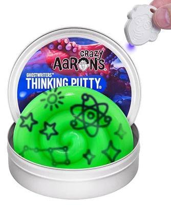 Crazy Aaron's Thinking Putty® - Invisible Ink - Glow UV Light Sensory Putty for Kids and Grown ups in a 4" Tin - Creative and Endless Fun, Stress Relief Therapy Toys, Never Dries Out - Made in USA