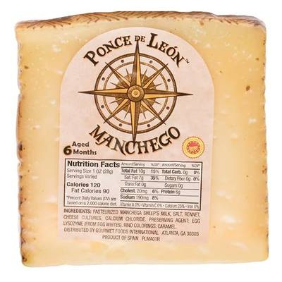 Ponce De Leon Manchego D.O.P, 8 oz