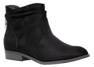 MVE Shoes Cute Western Cowboy Bootie - Womens Pointed Toe Slip On Ankle Boot -Back Zip