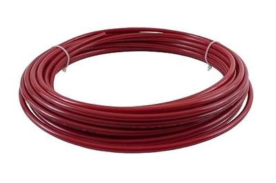 Mytee Products 1/2" OD x 50' Red SAE J844 Nylon Air Brake Tubing DOT Approved | Pneumatic Nylon Air Line Hose for Brake System