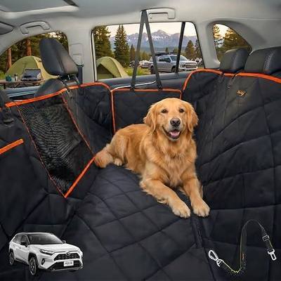 Luxury Dog Car Seat Cover for Back Seat Breathable Mesh Window Dog Hammock for Car 4-Layer Heavy Duty Waterproof Pet Seat Protector Scratch-Proof Car Seat Cover Perfect for Family Road Trips