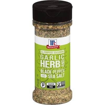 McCormick Garlic, Herb and Black Pepper and Sea Salt All Purpose Seasoning, 4.37 oz