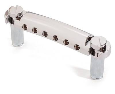 Gotoh 'Stop' Tailpiece, with Metric M8 x 1.25 Mounting Studs, Nickel