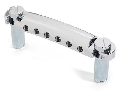 Gotoh 'Stop' Tailpiece, with Metric M8 x 1.25 Mounting Studs, Chrome