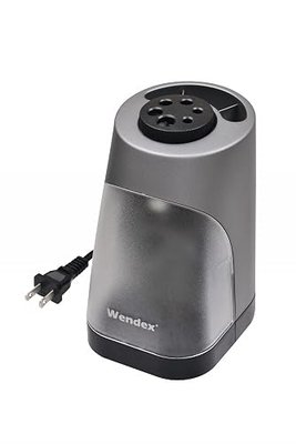 6-HOLE Heavy-duty Vertical Electric Pencil Sharpener for school, office and home use. UL Certified.