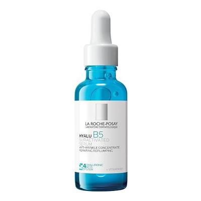 La Roche Posay Hyalu B5 Suractivated Hyaluronic Acid Serum for Face, 1 oz | Visibly plumps & hydrates skin with Vitamin B5 & Madecassoside. Oil-free anti-wrinkle formula safe for sensitive skin types.
