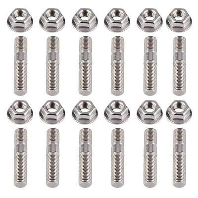 NICECNC 12pcs Intake Manifold Extended Stud Studs Bolt Kit M10-1.25mm x 48mm Compatible with Honda, Compatible with Nissan, Compatible with Toyota