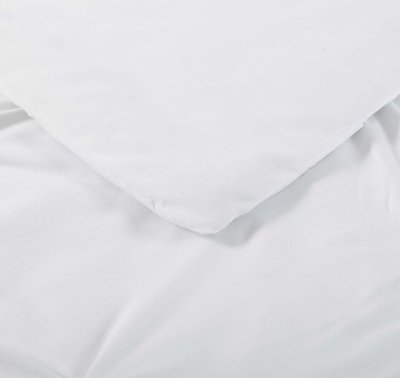 TRULY SOFT Pleated Duvet Set White Polyester 2-Piece Twin XL Duvet Set, Solid Color Themed, for Men and Women, Oeko-TEX Certified Confidence