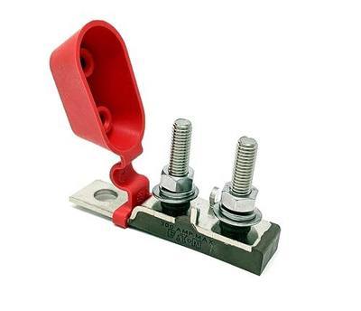 – MRBF Terminal Fuse Block (Fuse Not Included) - Dual Studs - Compact Mount for Marine Rated Battery Fuse