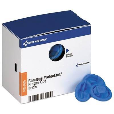 First Aid Only FAE-6150 SmartCompliance Finger Cots, First Aid Kit Refill Supplies for Business, Food Service, and Home, 50 Count