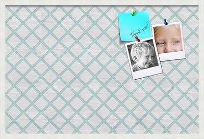 PinPix pin Cork Bulletin Board Made from Canvas, Diamond Modern Pattern Aqua 36x24 Inches 2 x 3 ft and Framed in Satin White Frame (PinPix-Group-87)
