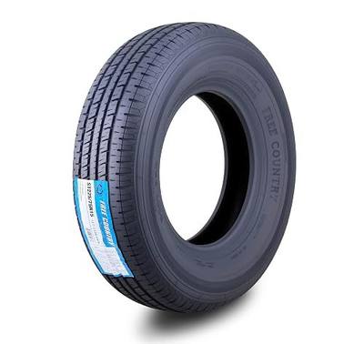 Premium FREE COUNTRY Trailer Tire ST225/75R15 Radial 10PR Load Range E w/Featured Scuff Guard