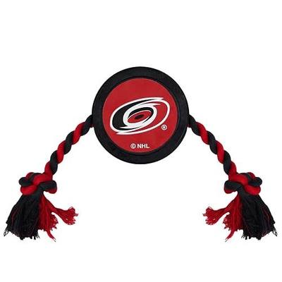 Pets First NHL Carolina Hurricanes Puck Toy for Dogs & Cats. Play Hockey with Your Pet with This Licensed Dog Tough Toy Reward!