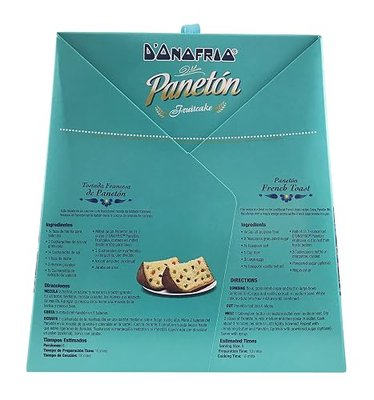 Paneton D’onofrio Traditional Fruit Cake- Gourmet Peruvian Panettone Dessert Bread- 31.7 Oz/ 1.98 lB (898 Grams)- Peruvian Food Product