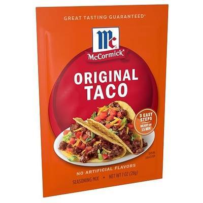 McCormick Original Taco Seasoning Mix, 1 oz