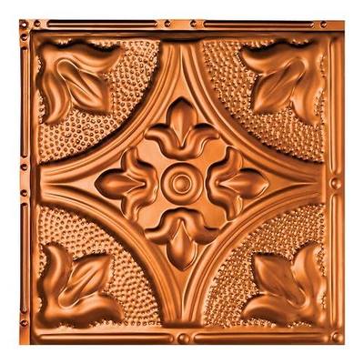 Jamestown Copper Ceiling Tiles - Perfect for DIY and Home Renovation Projects - Easy to Install (12X12 Inch Sample)