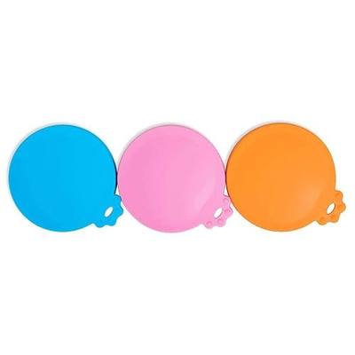 SACRONS-Can Covers/3 Pack/Universal Silicone Food Can Lid Cover for Pet Food/Fits Most Standard Size Dog and Cat Can Tops