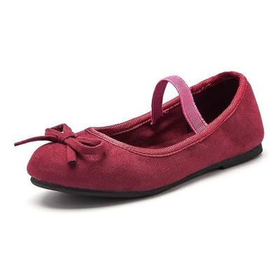 Girls' Shoes Girl's Ballerina Flat Shoes Mary Jane Dress Shoes(Little/Toddler Girls Shoes/Big Kids)(Red, Little_Kid 11 M)