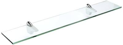 Spancraft Glass F-10x42-Chrome Falcon Glass Shelf, Chrome, 10" x 42"