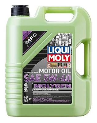 LIQUI MOLY Molygen New Generation 5W40 | 5 L | Fully synthetic engine oil | SKU: 20232 | 1 Pack