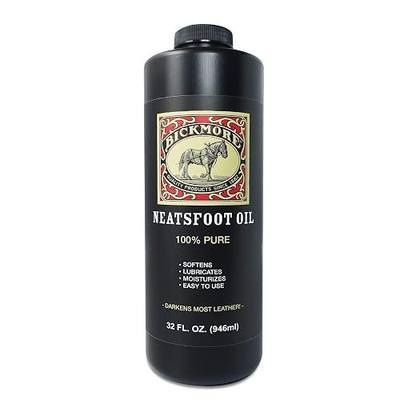 Bickmore 100% Pure Neatsfoot Oil - Leather Conditioner and Wood Finish | Conditions boots, shoes, gloves, saddles and tack. Also a wood finish.