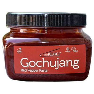 Koko Gochujang (Fermented Hot Pepper Paste) 15.8oz(450g) - Certified Kosher Gochujang - Premium Gluten-free 100% Korean all Natural