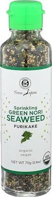 Muso From Japan - Green Nori Seaweed Furikake, Vegan-Friendly, No Additives, USDA Organic Seasoning for Rice, Sushi, Salads - 2.5 oz Pack of 1