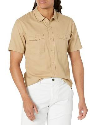 Goodthreads Men's Slim-Fit Short-Sleeve Ripstop Dobby Shirt