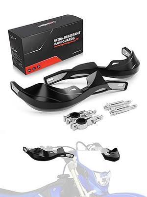 JFG RACING Dirt Bike Handguards Universal for 7/8" and 1 1/8" Handle Bar | Hand guards accessories,pp outer shield,universal for CRF XR YZF XC KX 125 150 250 300,for electric dirt pit bike atv,black
