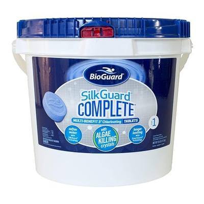 BioGuard SilkGuard Complete 3” Chlorinating Tablets, 25 lb, Single Pack | Chlorine Tablets for Sanitizing Swimming Pools