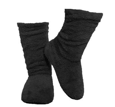 FRALOSHA Women's Slipper Sock Coral Velvet Indoor Spring-Autumn Super Soft Warm Cozy Fuzzy Lined Booties Slippers