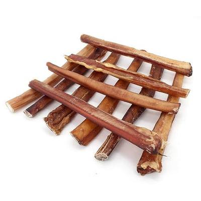 GigaBite 12" Giga Bully Sticks (Pack of 8) - All Natural, Free Range Beef Pizzle Dog Treat - by Best Pet Supplies