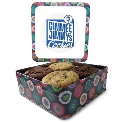 Gimmee Jimmy's Cookies Assorted Cookie in a Tin Multiple Size Available 1lb