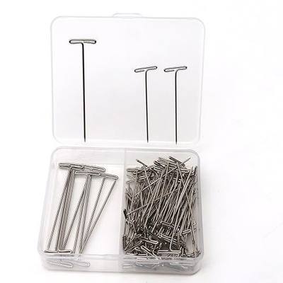 Labs Nickel Plated Science Dissection T-Pins, Frog Dissection pin(Pack of 110, 100 Pack 1.5", 10 Pack 2")