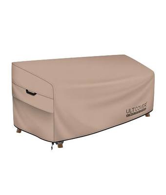 ULTCOVER Waterproof Outdoor Sofa Cover - Heavy Duty Patio Bench Covers 86W x 30D x 35H inch