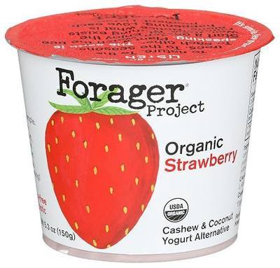 Forager Project, Organic Dairy-Free Strawberry Cashewmilk Yogurt Alternative, 5.3 Ounce