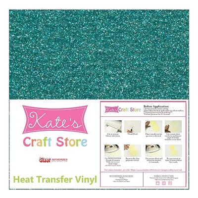 Three (3) 10"x12" Sheets of Glitter Iron-On Heat Transfer Vinyl HTV