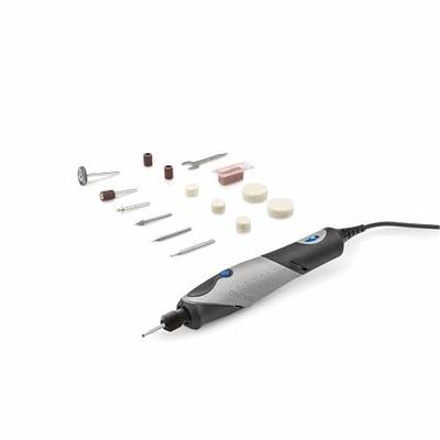 Dremel Stylo+ Craft Rotary Tool Kit with 15 Accessories - Engraving Pen for Wood Carving, and Jewelry Making, Glass Etching Pen (2050-15) | Pen-Like Corded Rotary Tool, Variable Speed 5, 000-22, 000 Rpm, Includes 15 Accessories, 120V, 2-Year Warranty