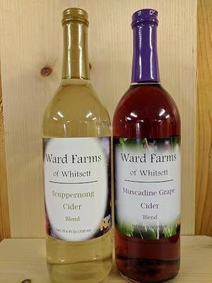 Muscadine Grape Cider and Scuppernong Cider - 2 Pack