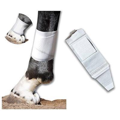 Cohesive wrap Alternative Equine BandaFlex Horse Bandages for Lower Leg Double Catch Fasteners Super Stretch, Disposable, Washable & Breathable (Small 30 Pack)