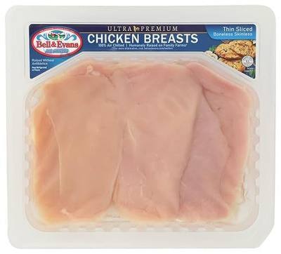 Bell & Evans Boneless Skinless Chicken Breast Cutlet