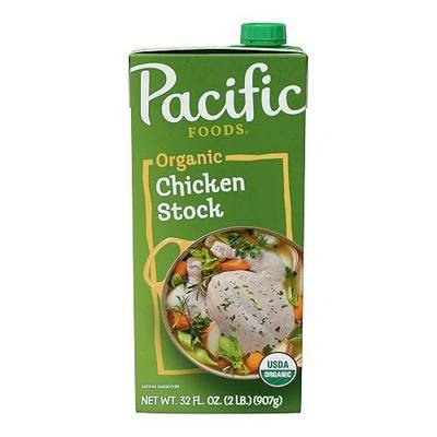 Pacific Foods Organic Chicken Stock, 32 oz Carton