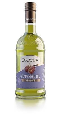 Colavita 100% Grapeseed Oil 100% Grapeseed Oil Pack of 6 (25.5 Fluid Ounce) Glass Bottle