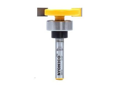YONICO Top Bearing Slot Cutter Router Bit (1/4" Height - 1/4" Depth - 1/4" Shank)