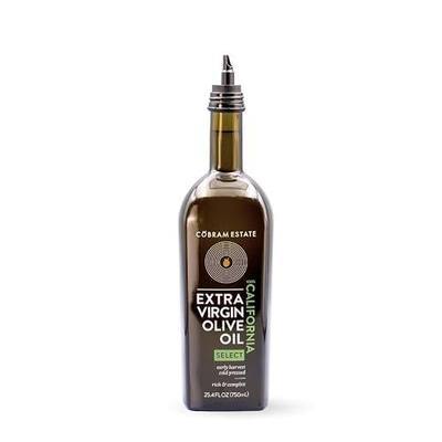 Cobram Estate California Select Extra Virgin Olive Oil - First Cold Pressed, Non-GMO, Keto Friendly, High in Antioxidants, Fruity & Balanced - Cold Pressed Olive Oil Bottle EVOO - 750ml (Pack of 1)