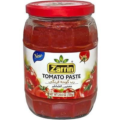 Zarrin - Tomato Paste in a glass jar, 24.6 oz (700g), Product of Turkey, No Preservatives