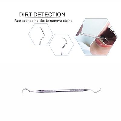 SurgiMac Professional Dental Scraper, TANTAI Dental Hygiene Tool, 100% Medical Stainless Steel, for Tooth Stains Remover