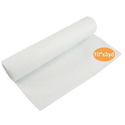 New Brothread Wash Away - Water Soluble Machine Embroidery Stabilizer Backing & Topping 10" x 3 Yd roll - Light Weight - Cut into Variable Sizes for Machine Embroidery and Hand Sewing